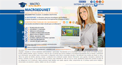 Desktop Screenshot of macroedunet.com